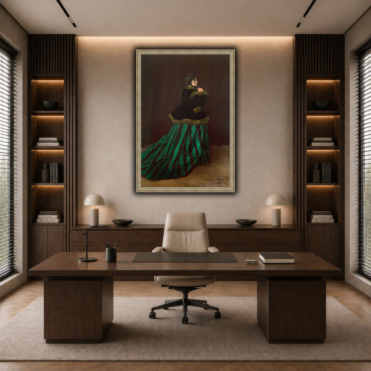 Claude_Monet_-_Camille dark neutral-office