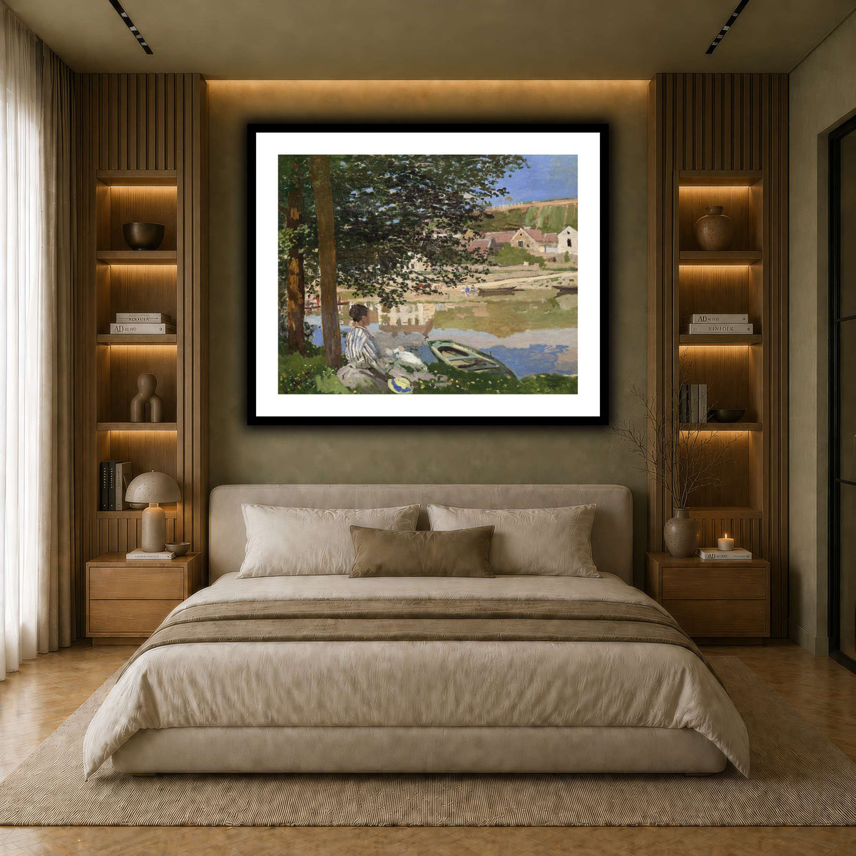 Claude_Monet_-_On_the_Bank_of_the_Seine,_Bennecourt earth-bedroom