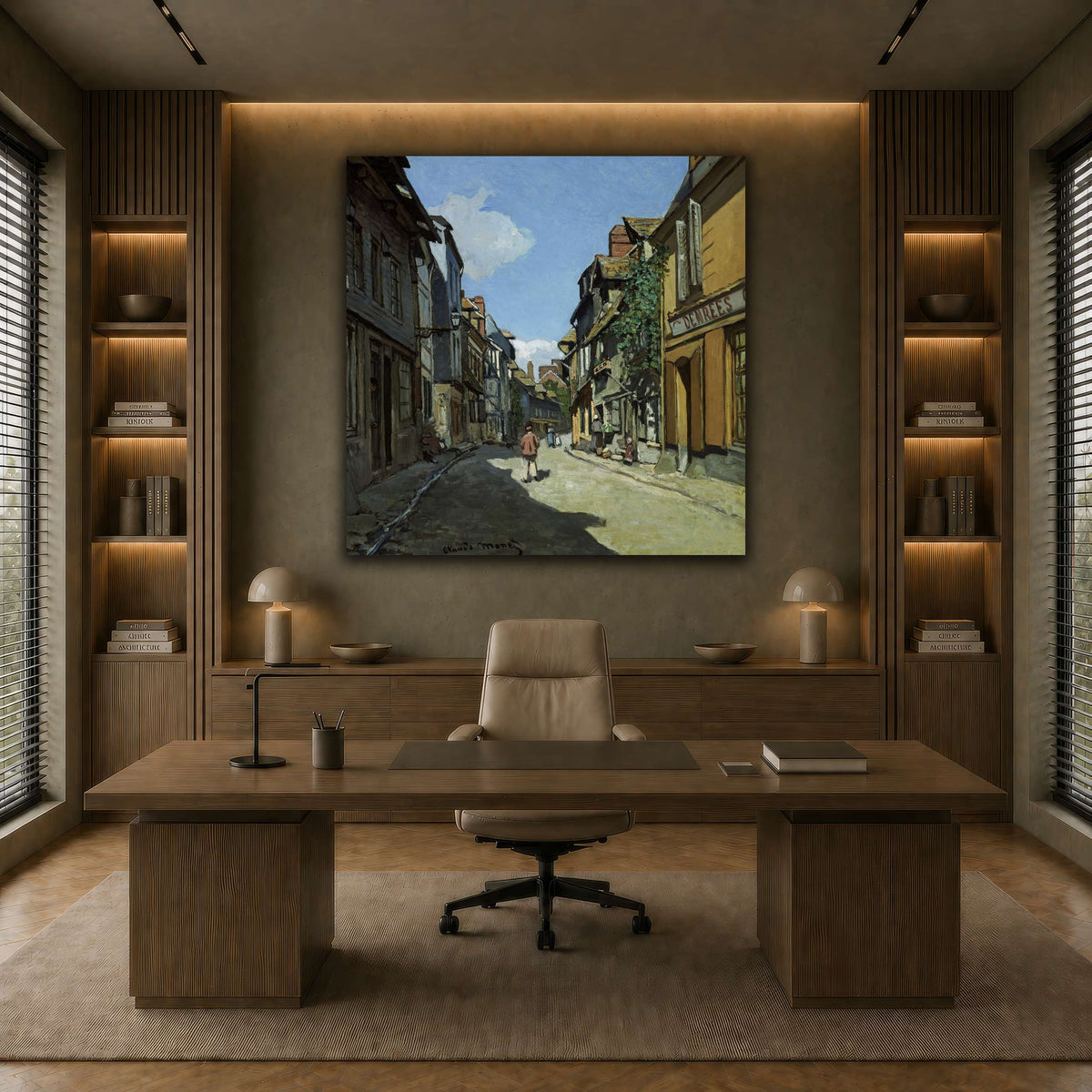 Claude_Monet_-_Rue_de_la_Bavole,_Honfleur earth-office