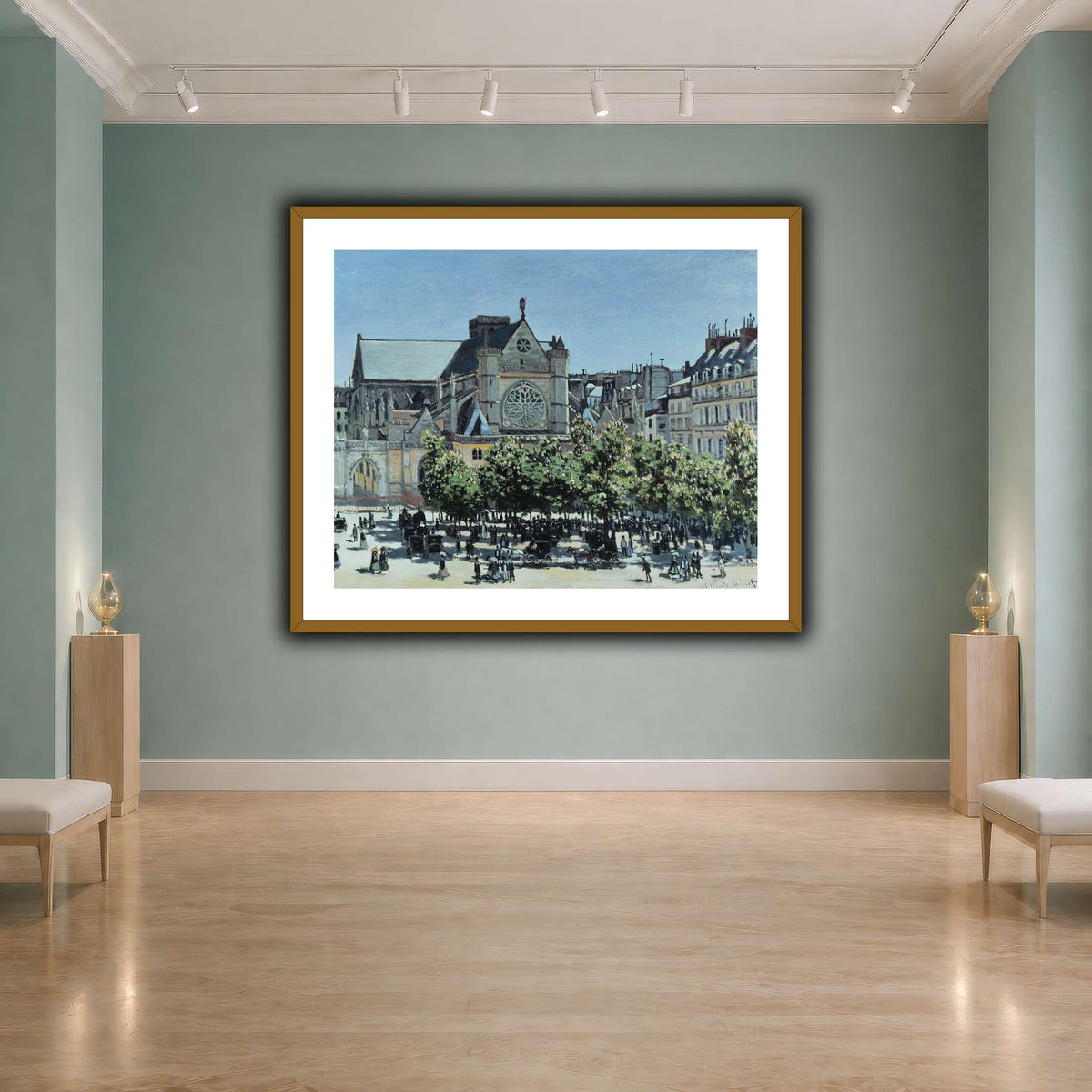Claude_Monet_-_St._Germain_l_Auxerrois_à_Paris_ cool-agallery