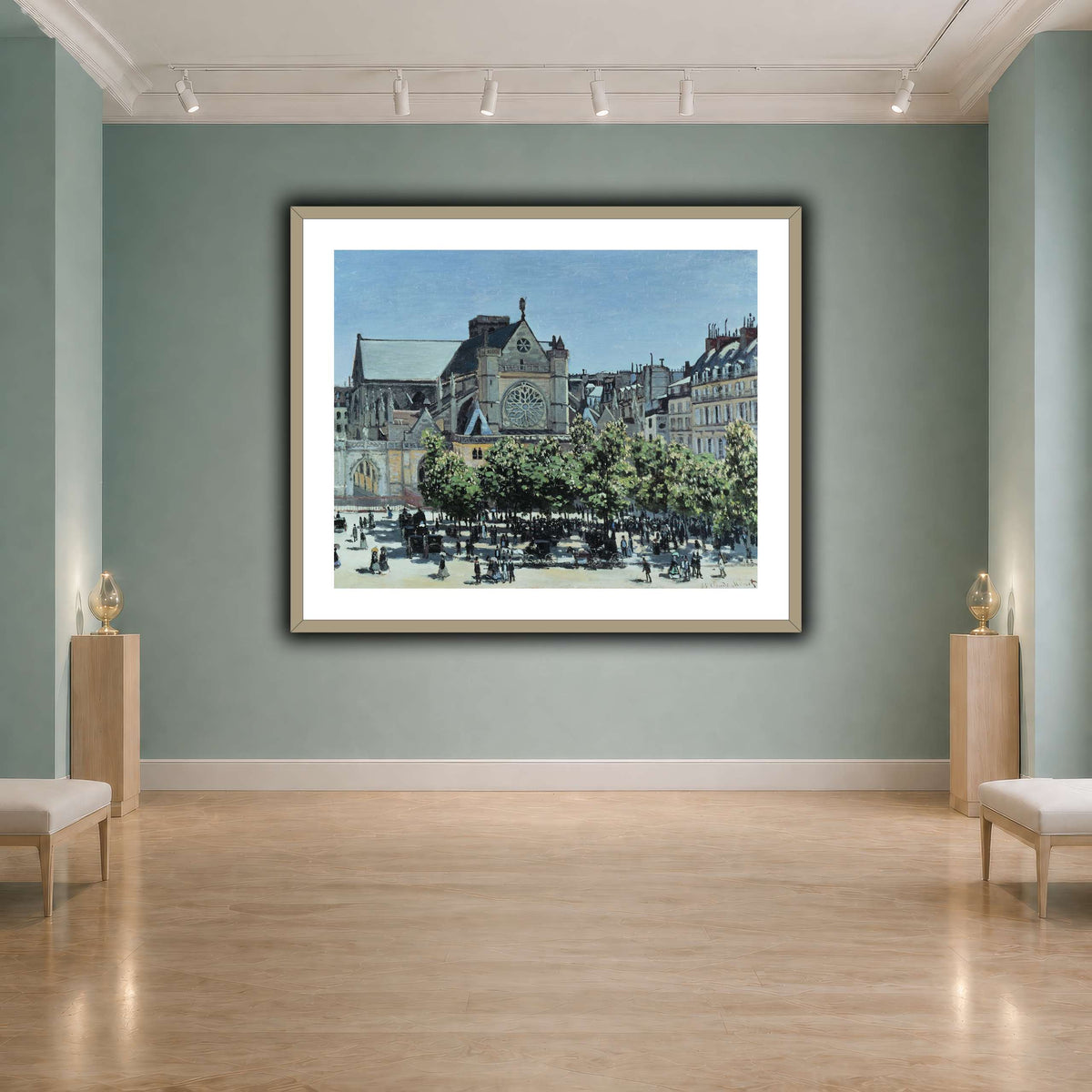 Claude_Monet_-_St._Germain_l_Auxerrois_à_Paris_ cool-agallery