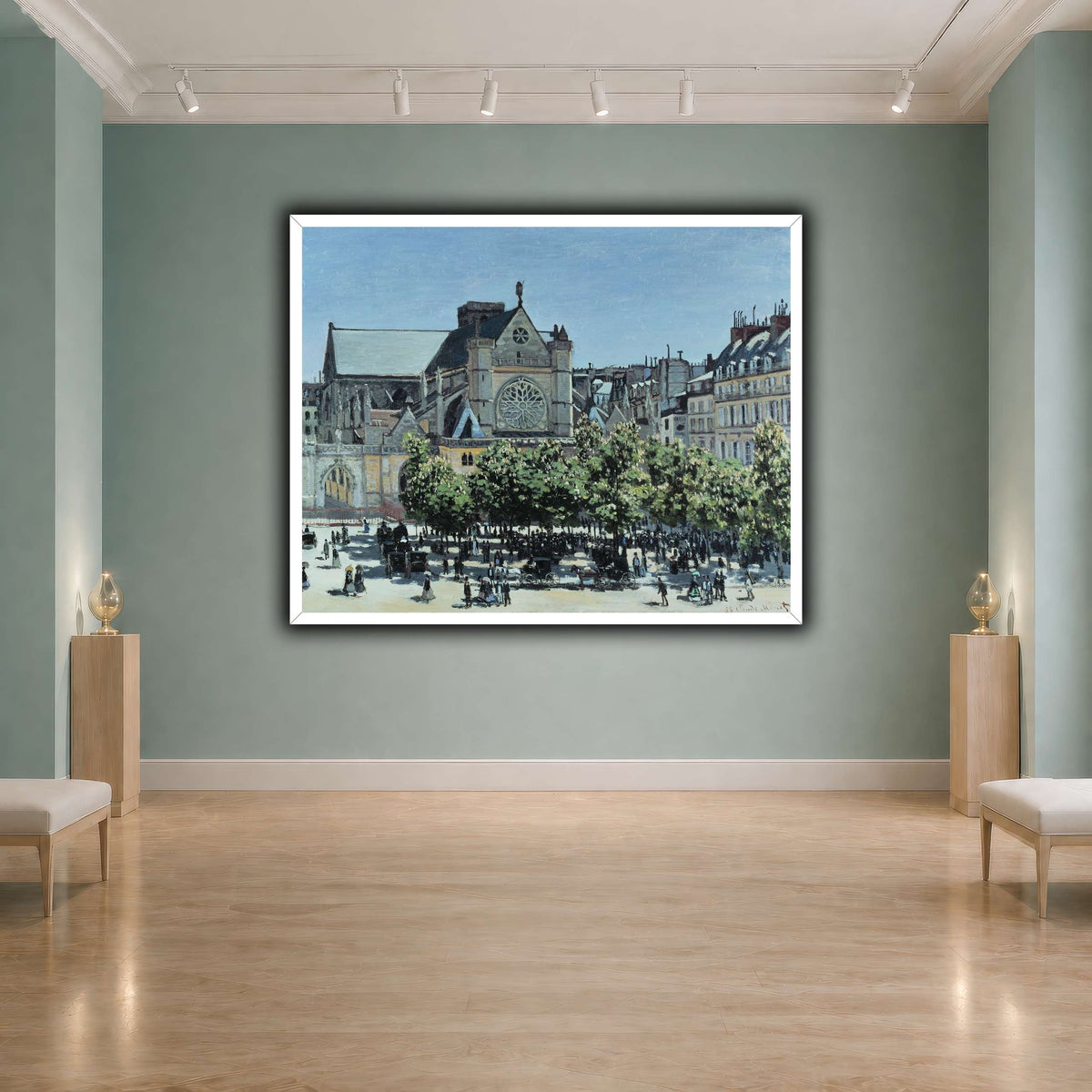 Claude_Monet_-_St._Germain_l_Auxerrois_à_Paris_ cool-agallery