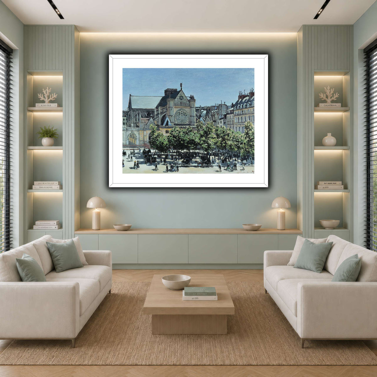 Claude_Monet_-_St._Germain_l_Auxerrois_à_Paris_ cool-living room