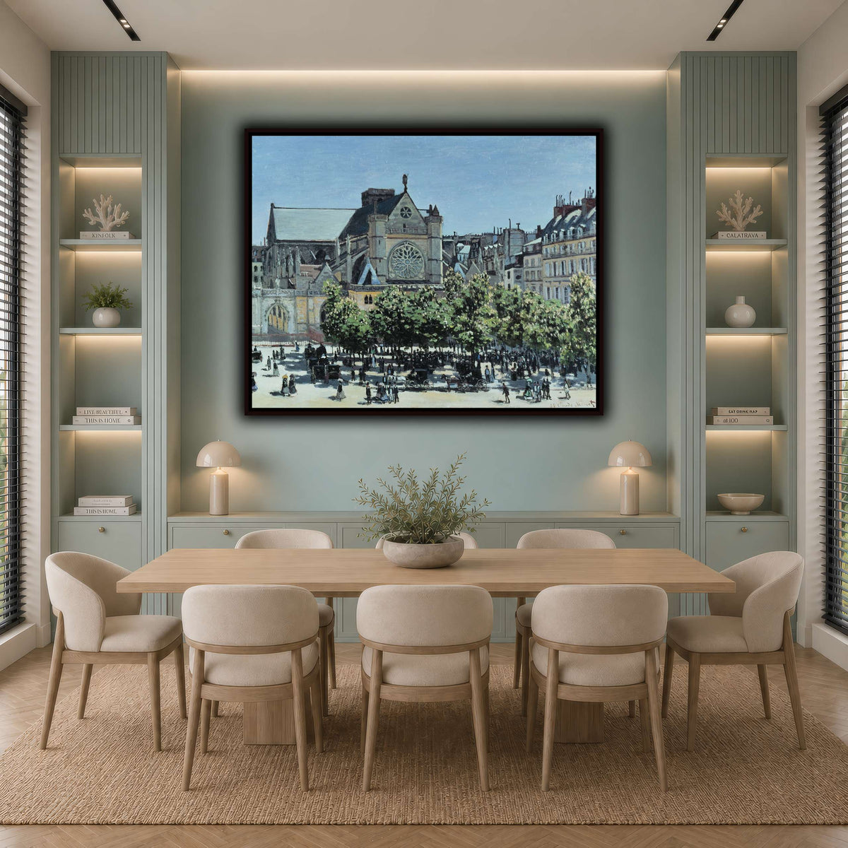 Claude_Monet_-_St._Germain_l_Auxerrois_à_Paris_ cool-dining