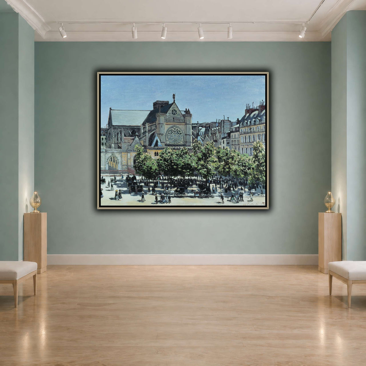 Claude_Monet_-_St._Germain_l_Auxerrois_à_Paris_ cool-agallery