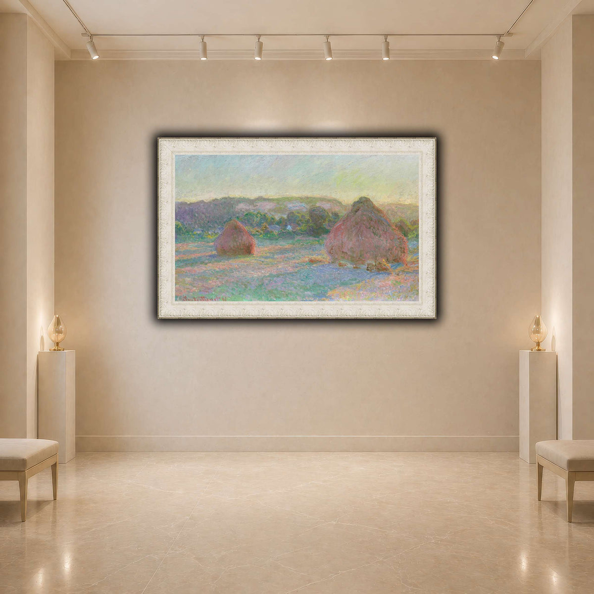 Claude_Monet_-_Stacks_of_Wheat_(End_of_Summer)_-_1985.1103 light neutral- agallery
