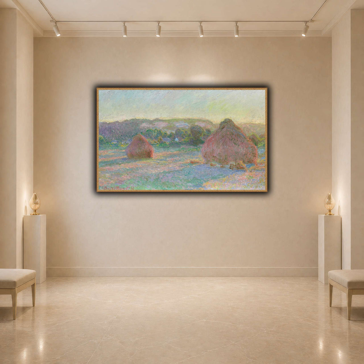 Claude_Monet_-_Stacks_of_Wheat_(End_of_Summer)_-_1985.1103 light neutral- agallery