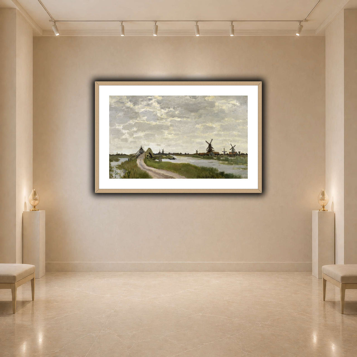 Claude_Monet_-_Windmills_Near_Zaandam_-_Walters_37894 light neutral- agallery