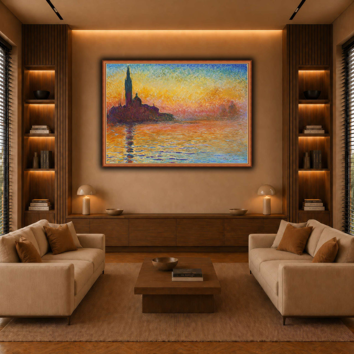 Claude_Monet,_Saint-Georges_majeur_au_crépuscule warm-living-room