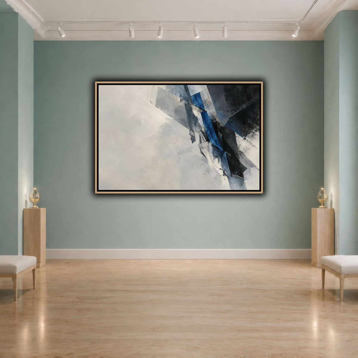 Cobalt Descent Across Quiet Space-10 cool-agallery