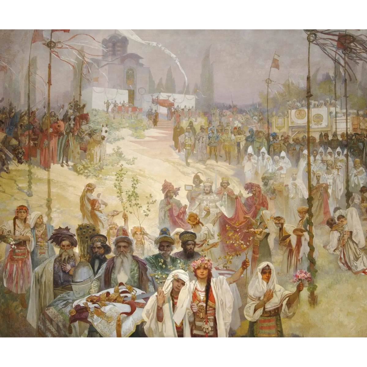 Coronation_of_Emperor_Dušan,_in__The_Slavonic_Epic_Alphonse_Mucha
