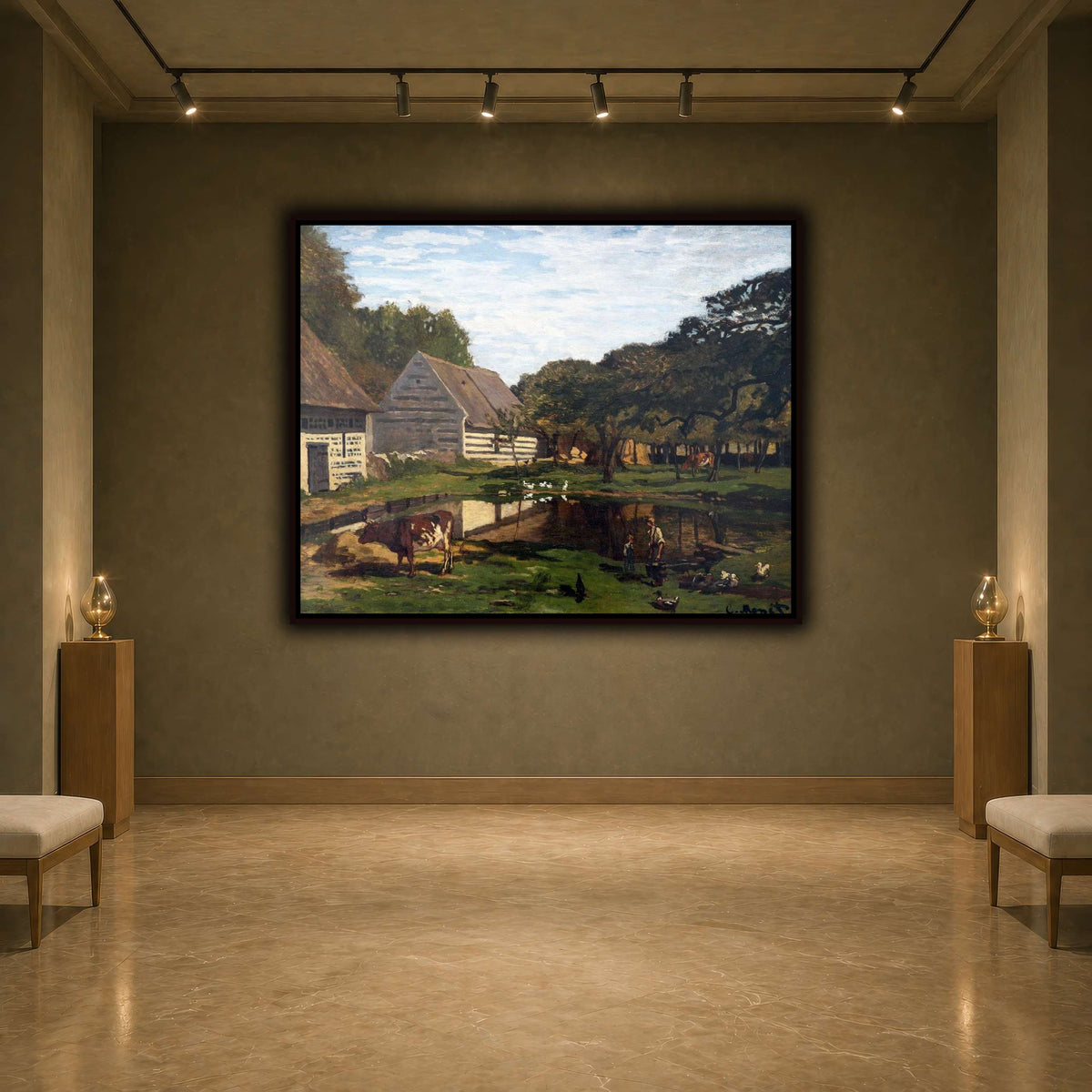 Cour_de_ferme_en_Normandie_-_Claude_Monet earth-agallery