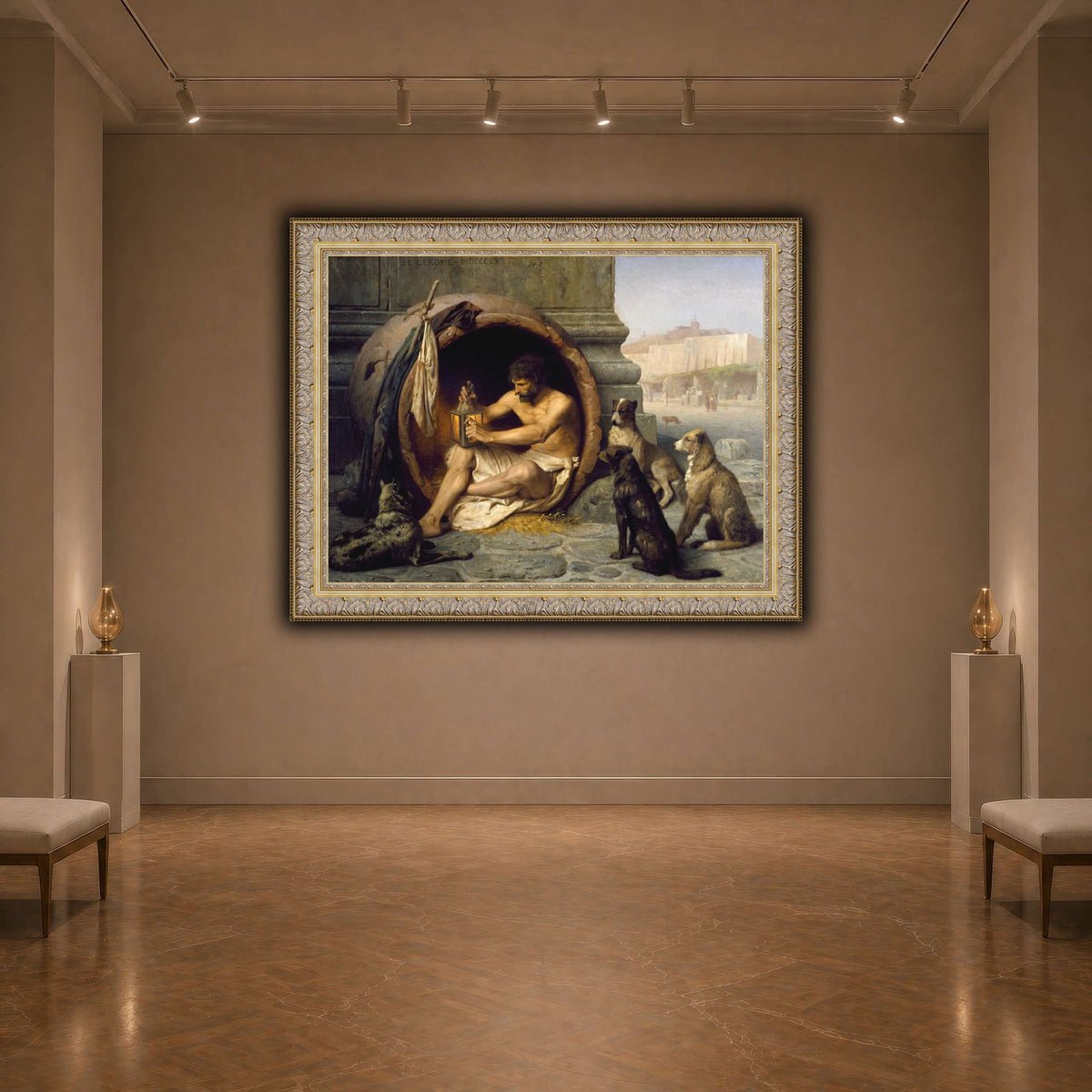 Diogenes_Jean-Léon_Gérôme dark neutral-agallery