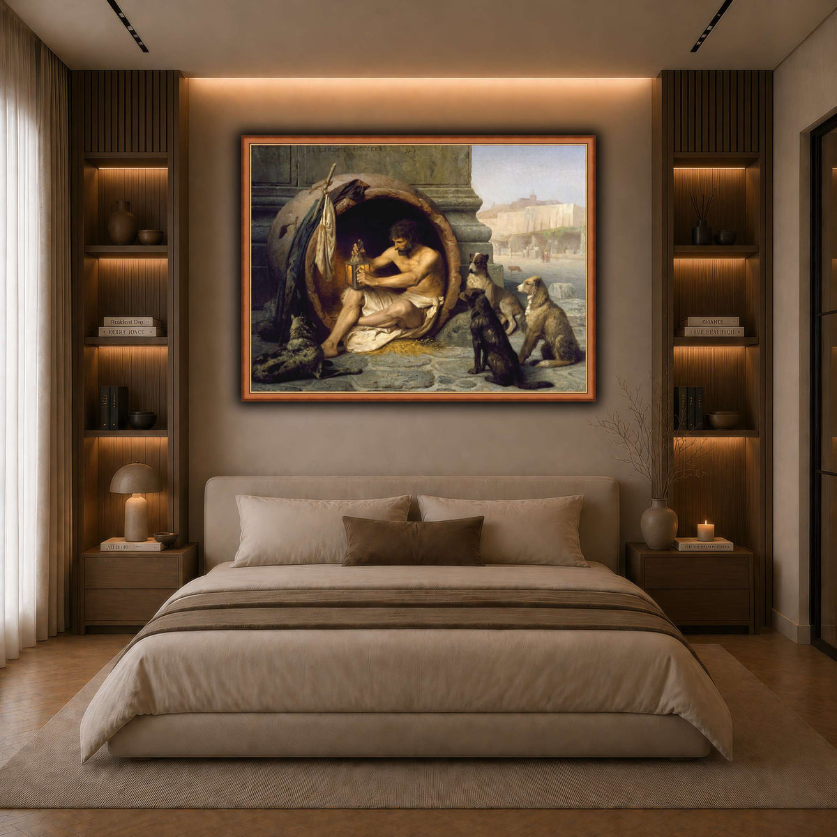 Diogenes_Jean-Léon_Gérôme dark neutral-bedroom