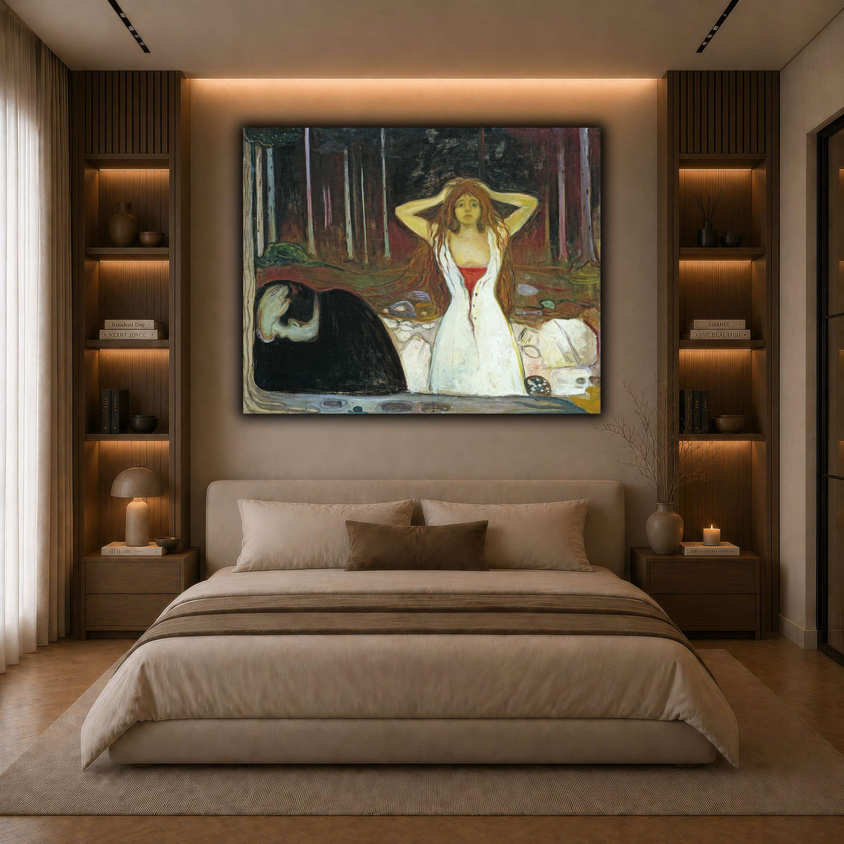 Edvard_Munch_-_Ashes dark neutral-bedroom
