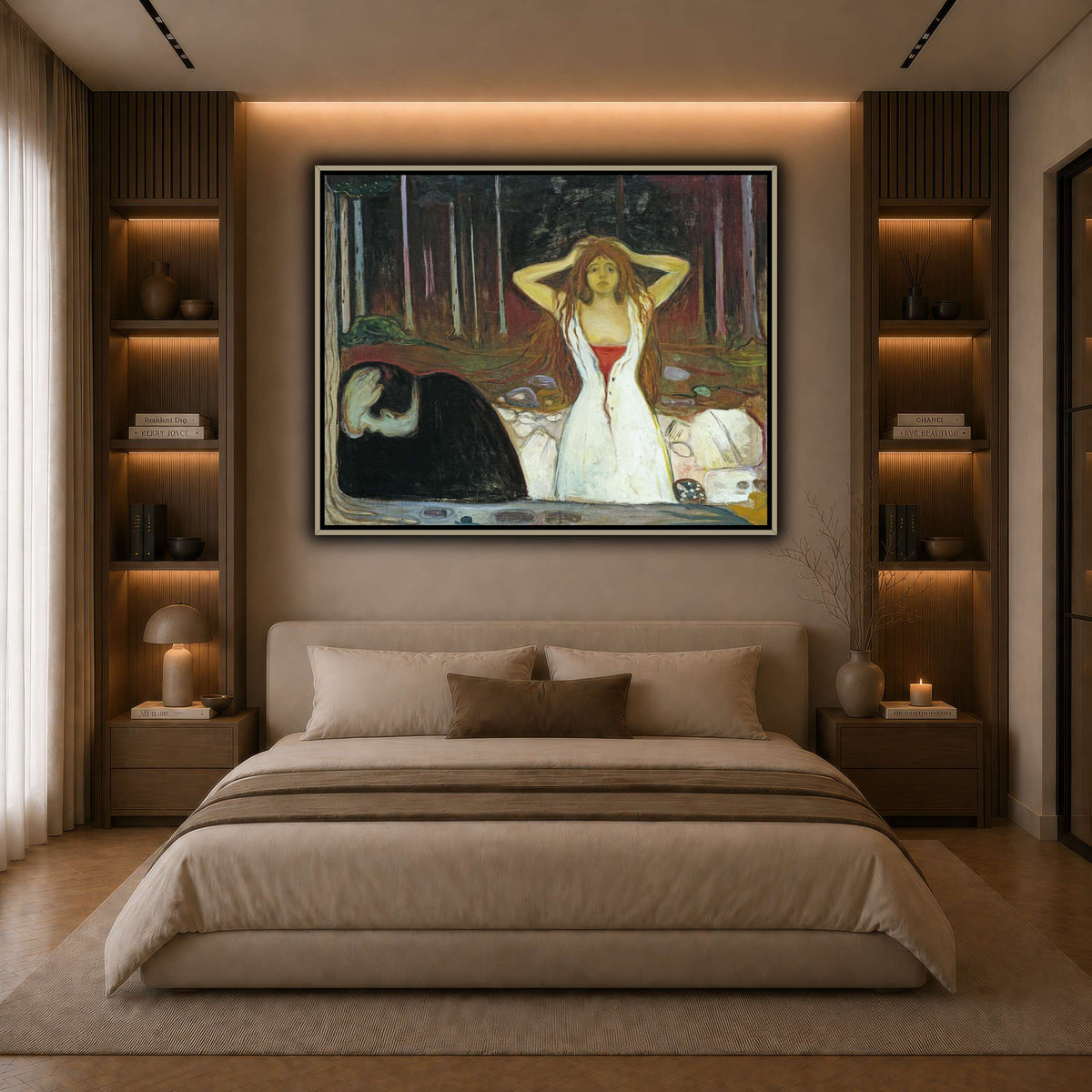 Edvard_Munch_-_Ashes dark neutral-bedroom