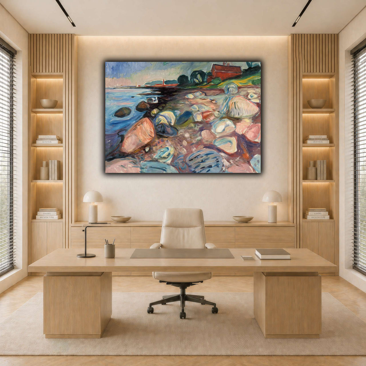 Edvard_Munch_-_Beach light neutral-office