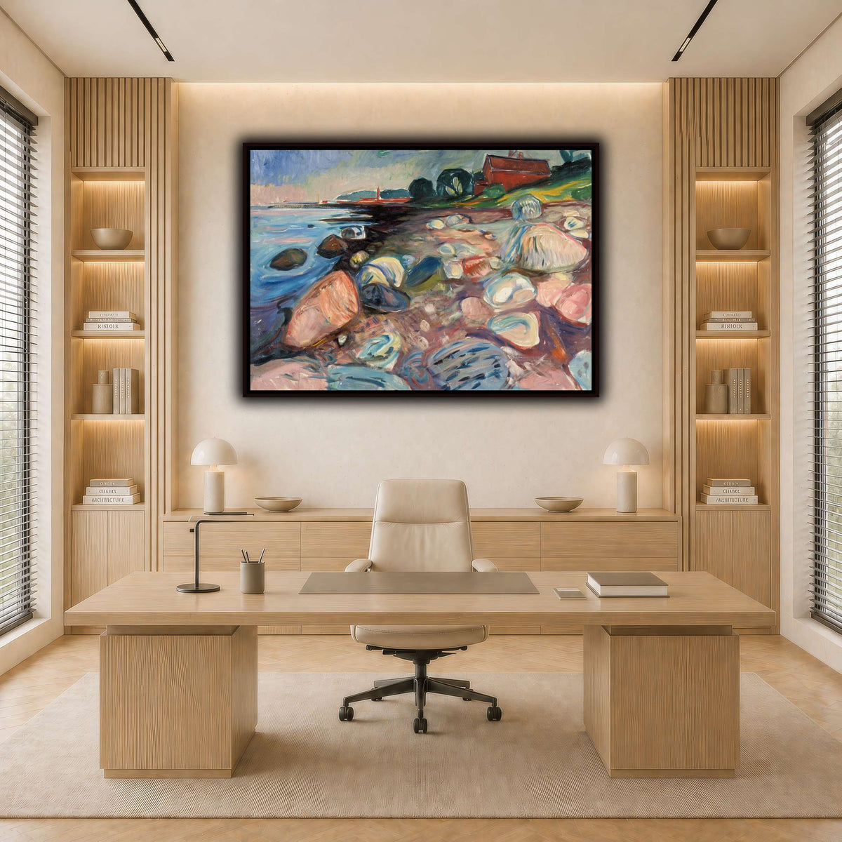 Edvard_Munch_-_Beach light neutral-office