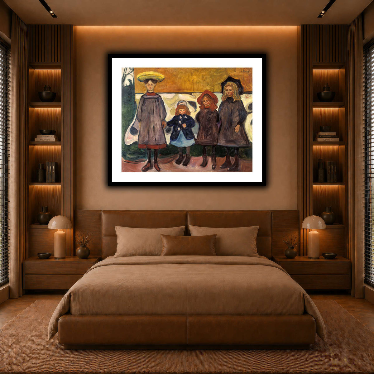 Edvard_Munch_-_Four_Girls_in_Åsgårdstrand warm-bedroom