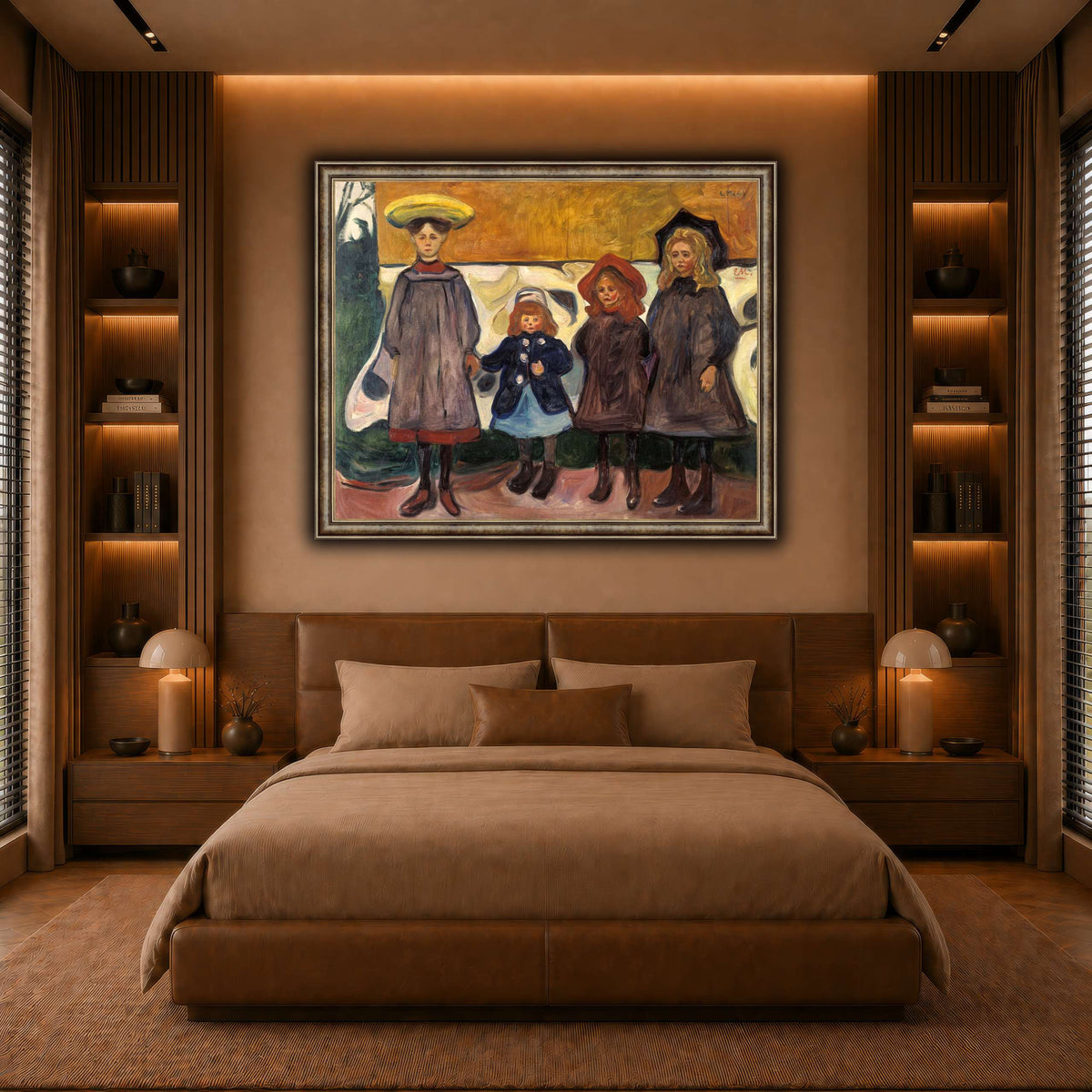 Edvard_Munch_-_Four_Girls_in_Åsgårdstrand warm-bedroom