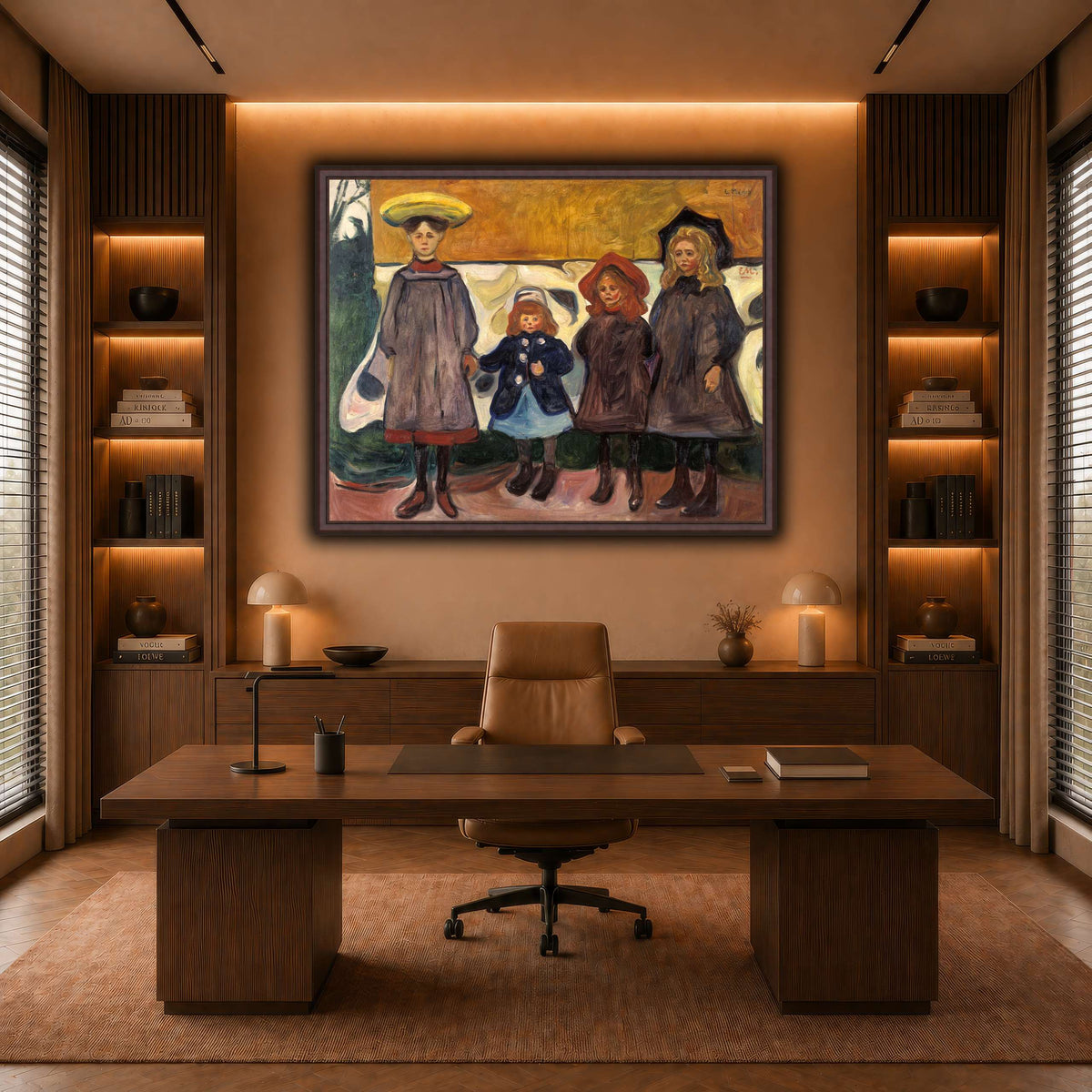 Edvard_Munch_-_Four_Girls_in_Åsgårdstrand warm-office