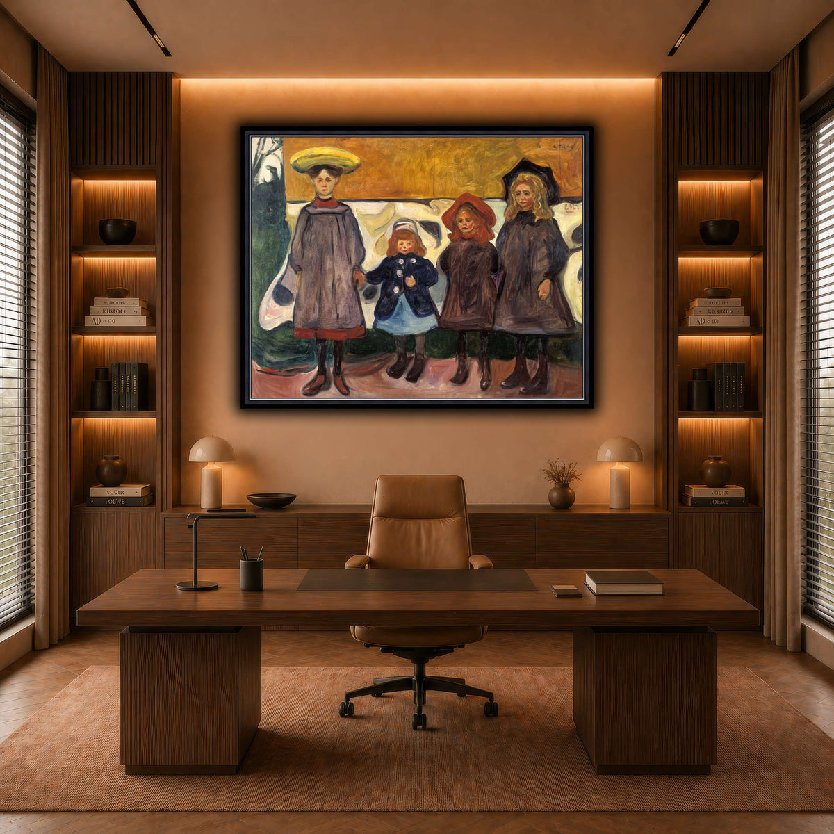 Edvard_Munch_-_Four_Girls_in_Åsgårdstrand warm-office