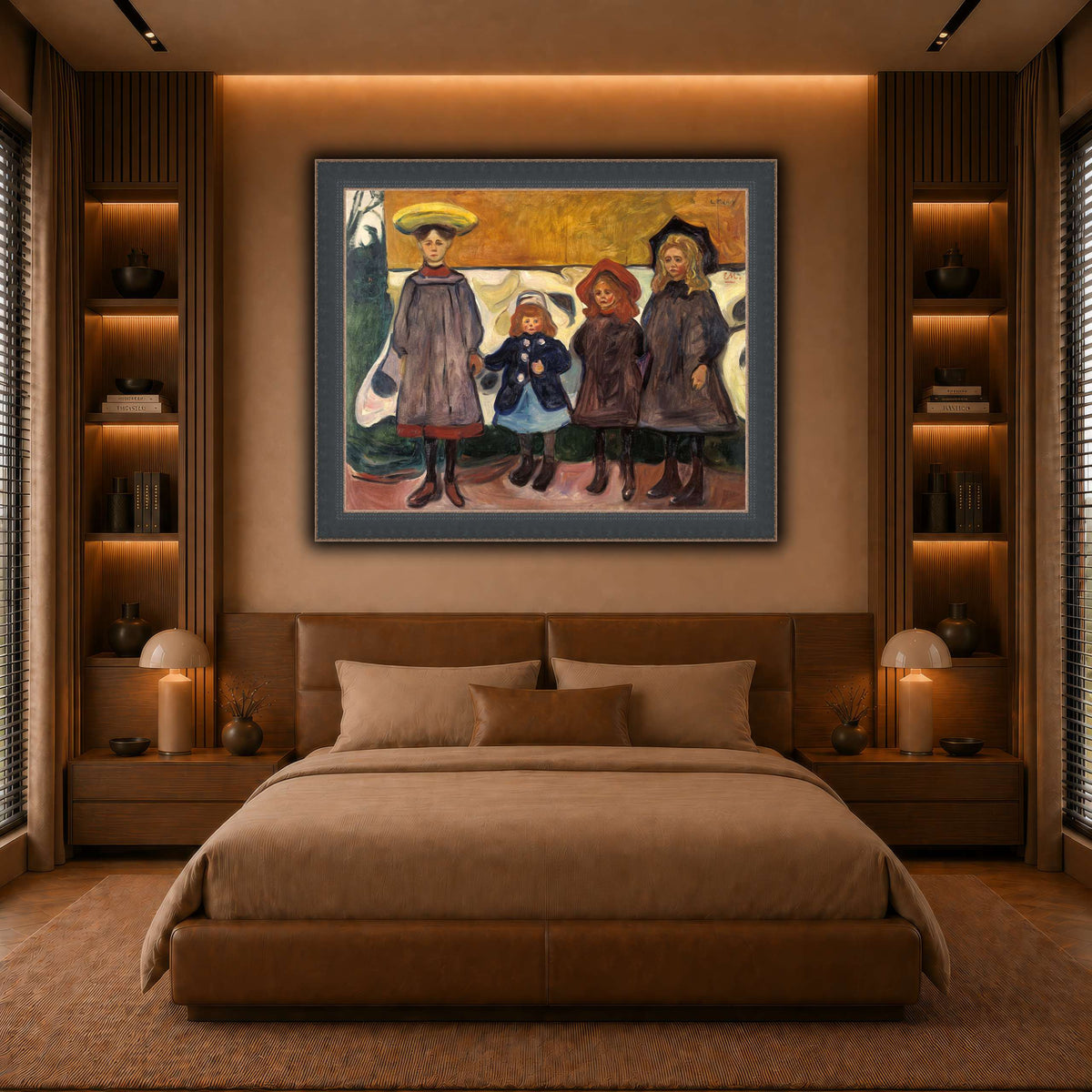 Edvard_Munch_-_Four_Girls_in_Åsgårdstrand warm-bedroom