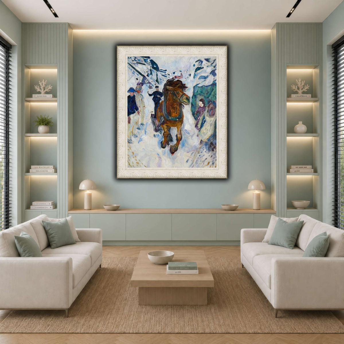 Edvard_Munch_-_Galloping_Horse cool-living room
