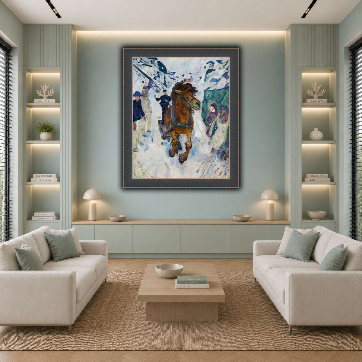 Edvard_Munch_-_Galloping_Horse cool-living room