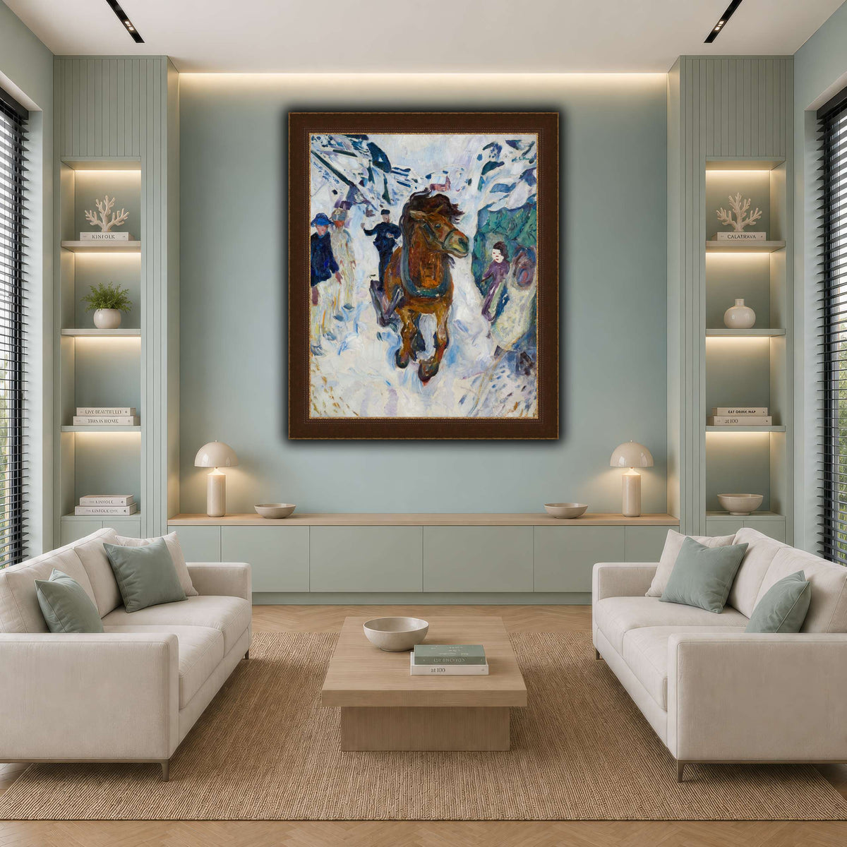 Edvard_Munch_-_Galloping_Horse cool-living room
