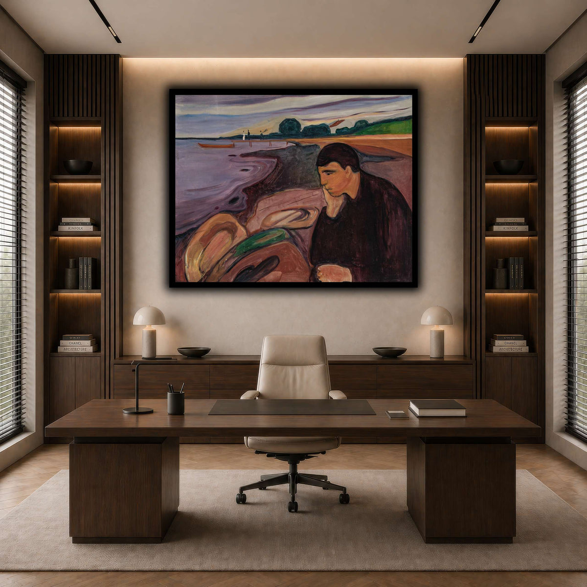 Edvard_Munch_-_Melancholy_ dark neutral-office