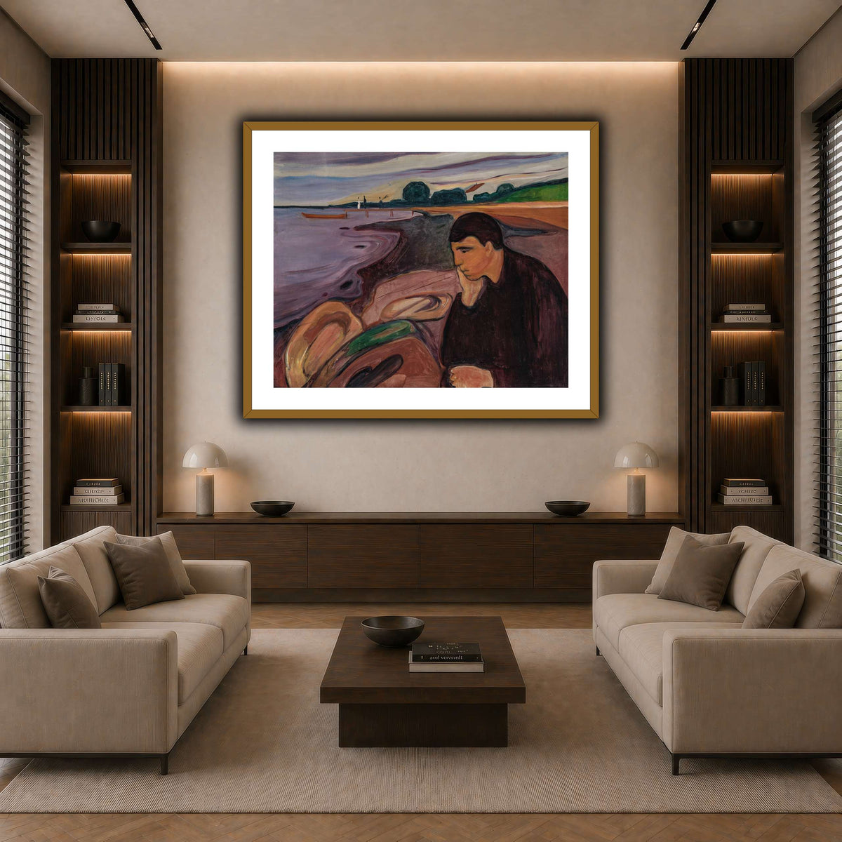Edvard_Munch_-_Melancholy_ dark neutral-living room