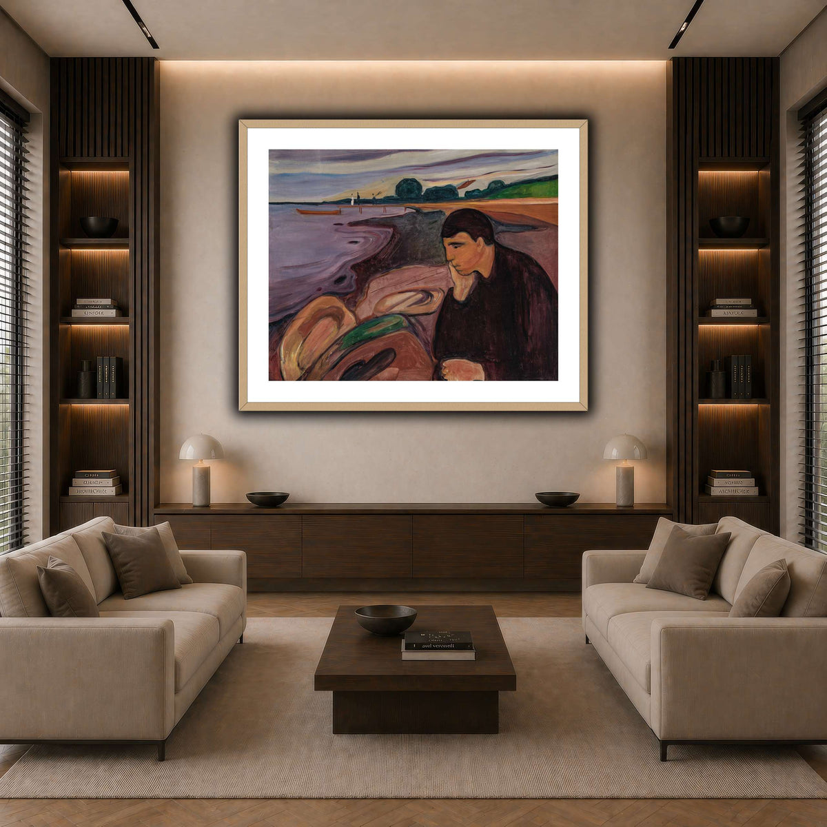 Edvard_Munch_-_Melancholy_ dark neutral-living room