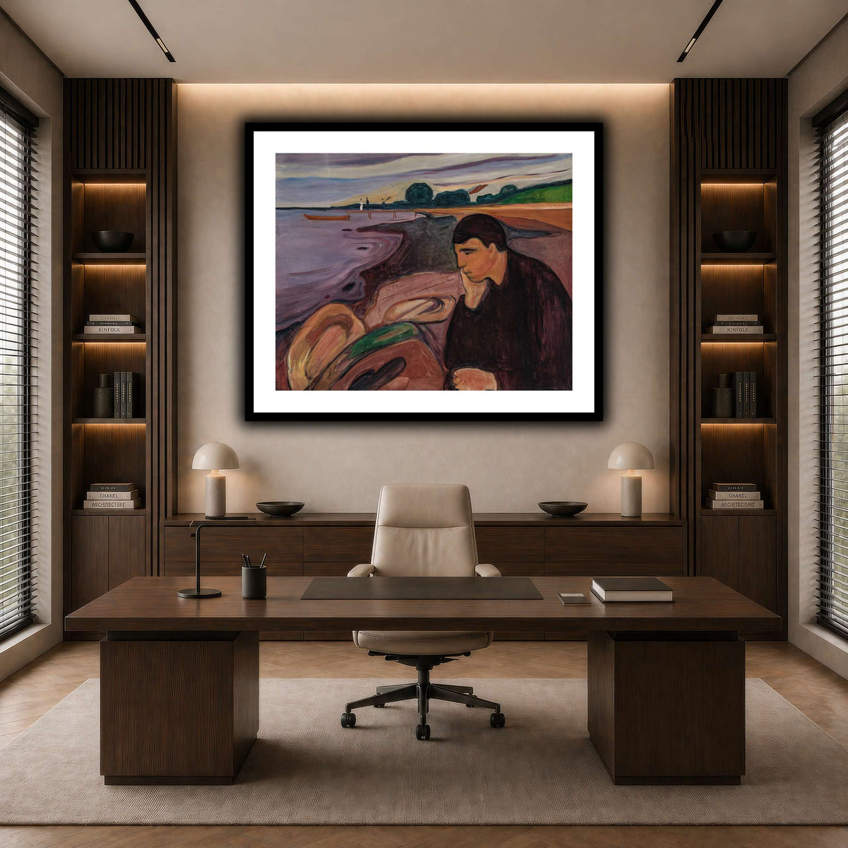 Edvard_Munch_-_Melancholy_ dark neutral-office
