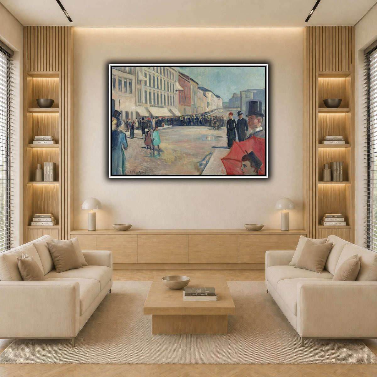 Edvard_Munch_-_Music_on_the_Karl_Johan_Street light neutral-living room