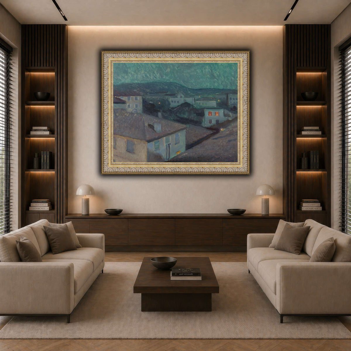 Edvard_Munch_-_Night_in_Nice dark neutral-living room