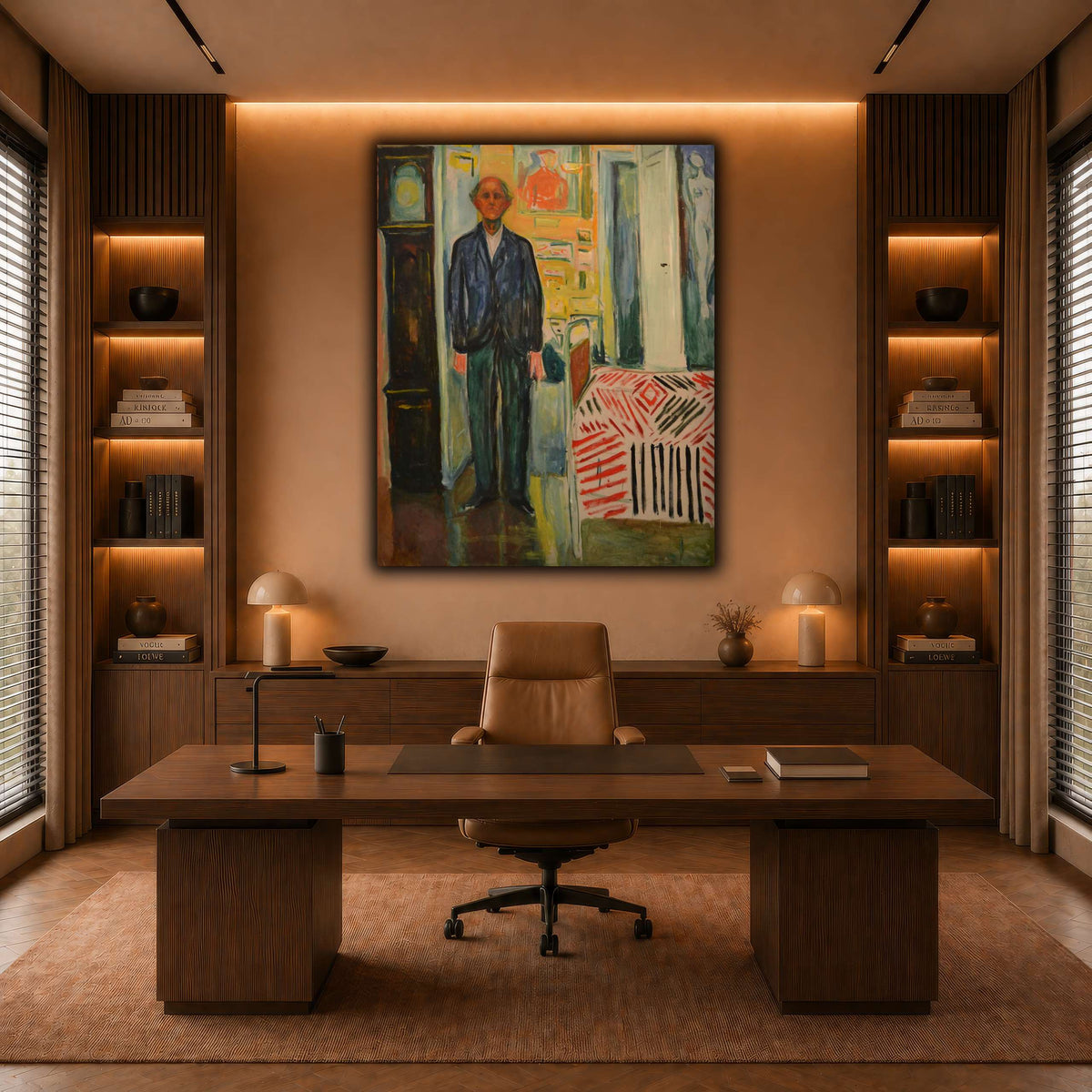 Edvard_Munch,_Selvportrett._Mellom_klokken warm-office