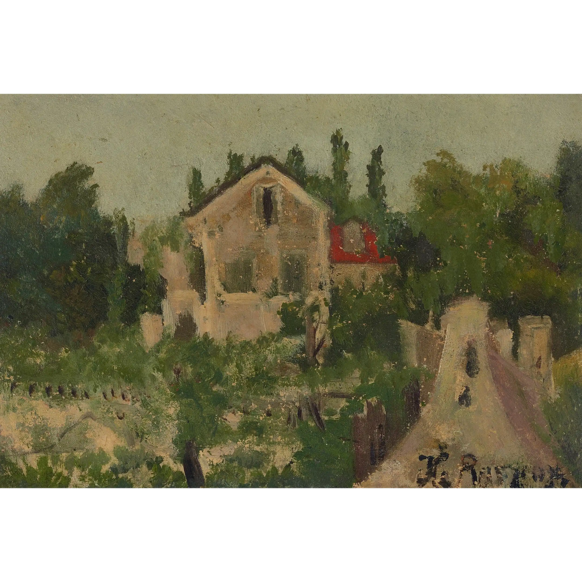 Etude-pour-Maison-de-campagne-à-St-Cloud-um-1905_Henri-Rousseau