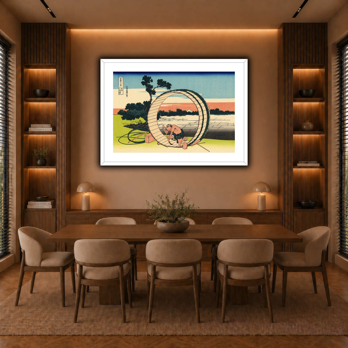 Fujimi_Fuji_view_field_in_the_Owari_province_Katsushika Hokusai warm-dining room