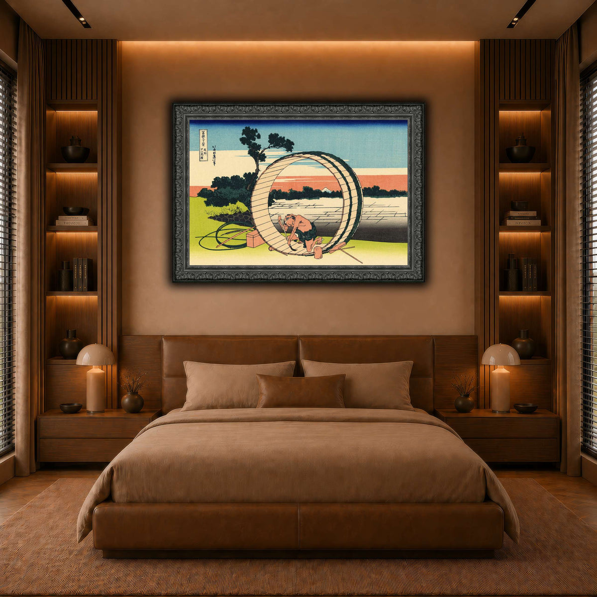 Fujimi_Fuji_view_field_in_the_Owari_province_Katsushika Hokusai warm-bedroom
