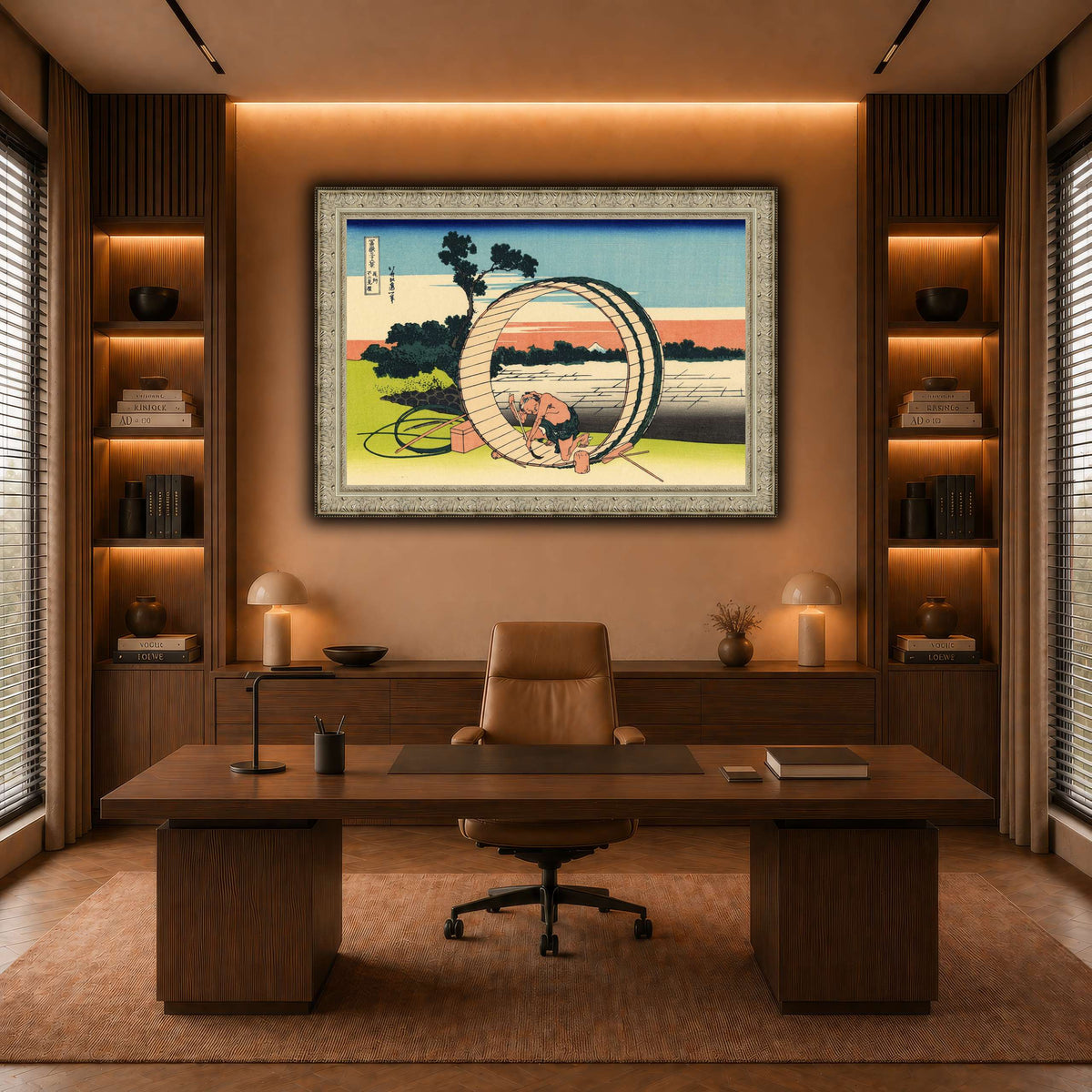 Fujimi_Fuji_view_field_in_the_Owari_province_Katsushika Hokusai warm-office