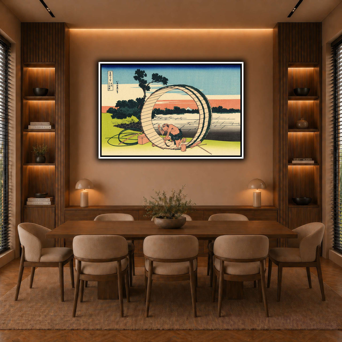 Fujimi_Fuji_view_field_in_the_Owari_province_Katsushika Hokusai warm-dining room