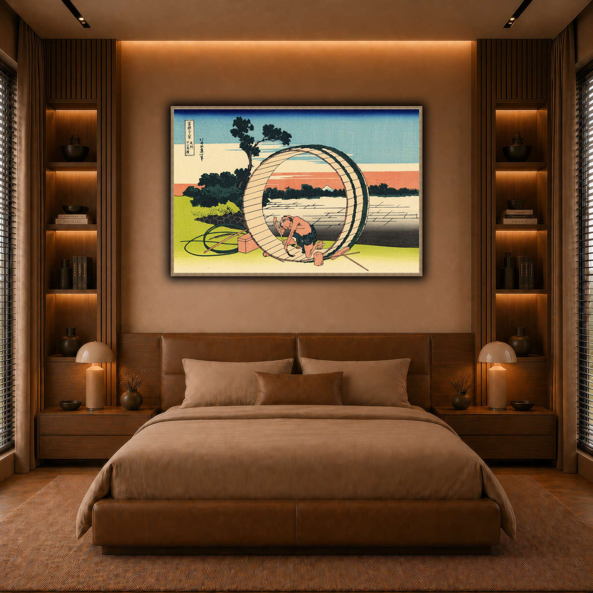Fujimi_Fuji_view_field_in_the_Owari_province_Katsushika Hokusai warm-bedroom