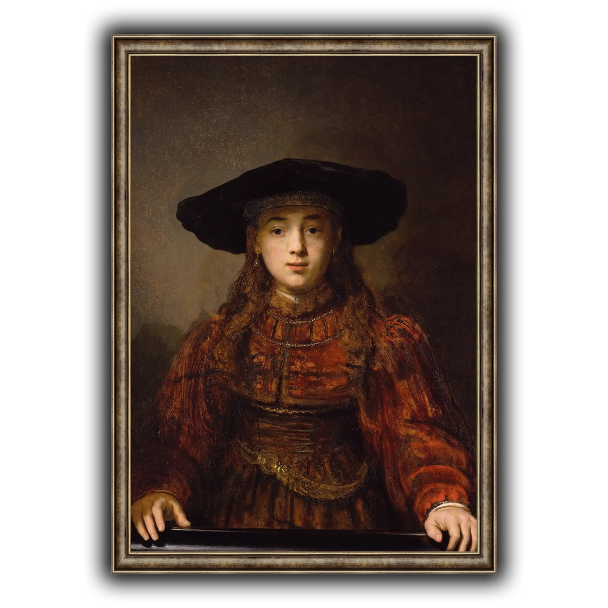 Girl_in_a_Picture_Frame_Rembrandt-van-Rijn