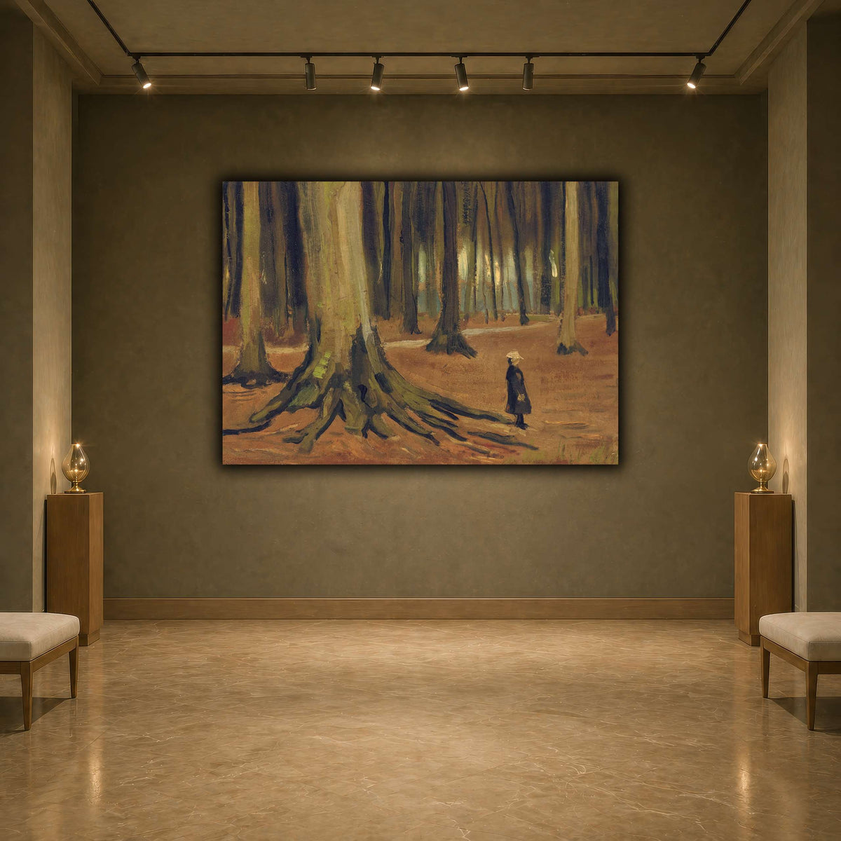 Girl in the Woods earth-agallery