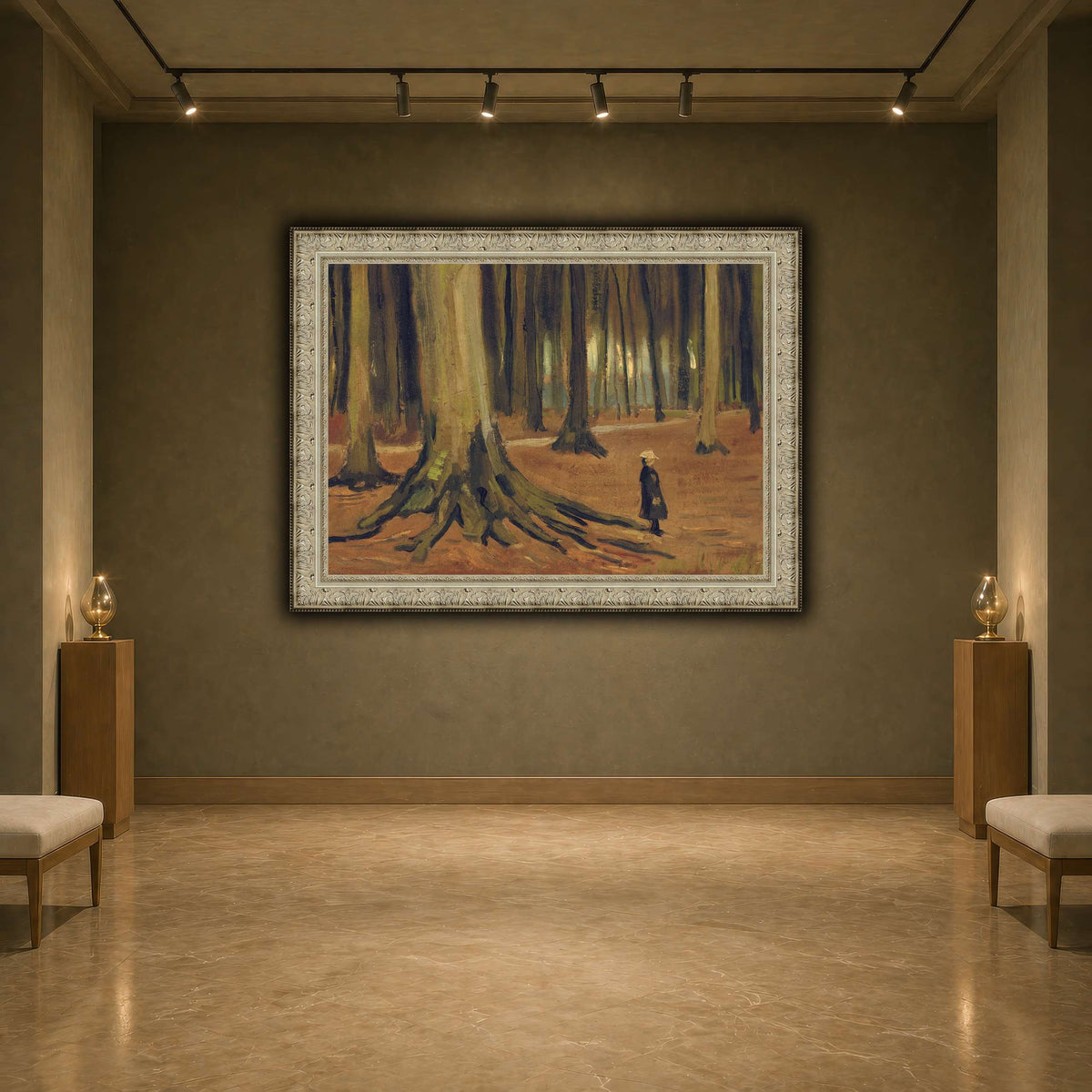 Girl in the Woods earth-agallery