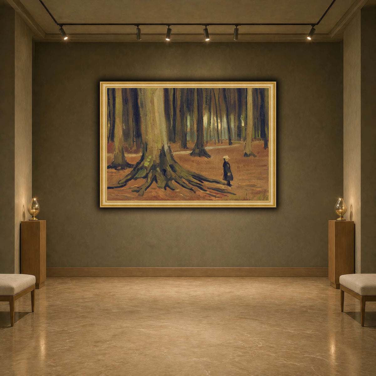 Girl in the Woods earth-agallery
