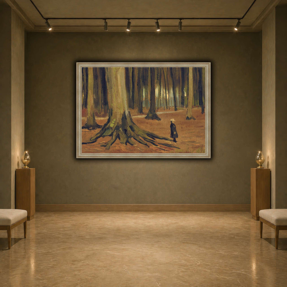Girl in the Woods earth-agallery
