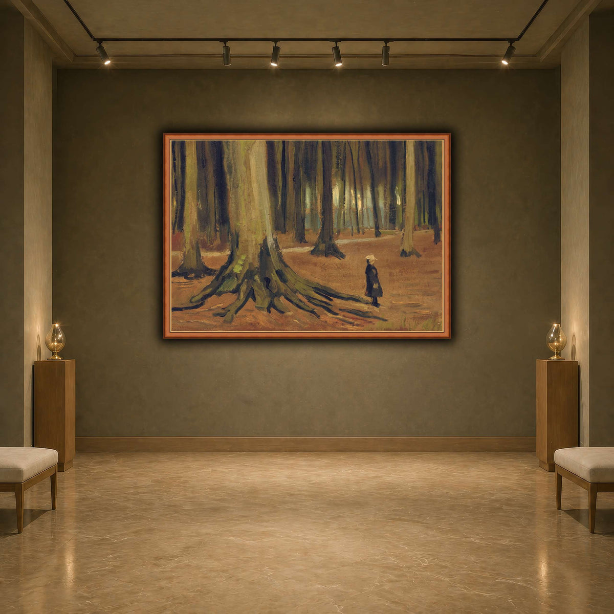 Girl in the Woods earth-agallery