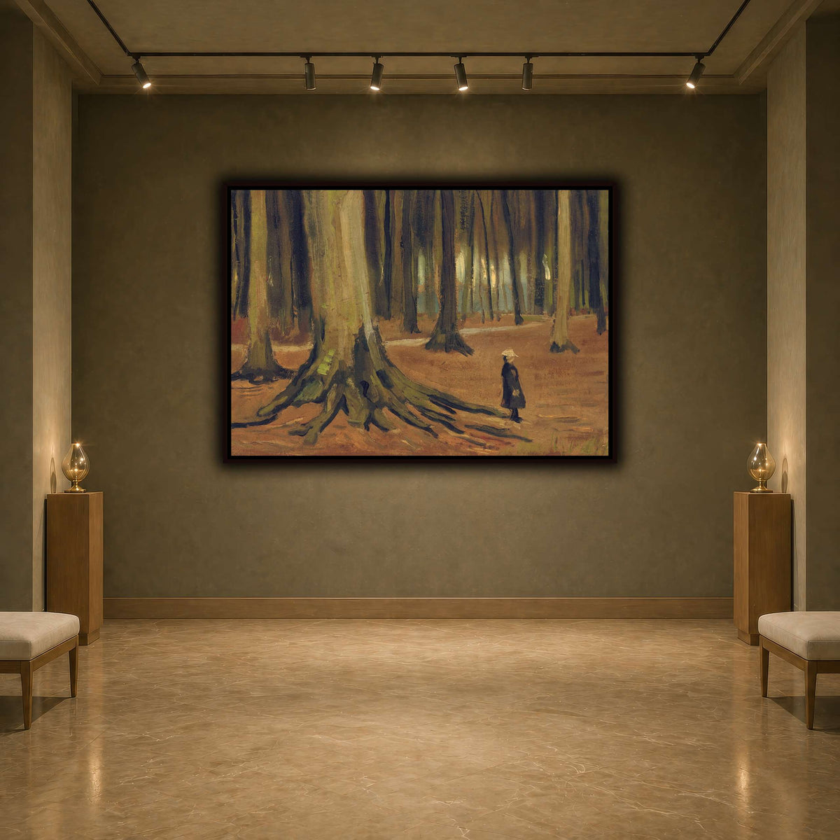 Girl in the Woods earth-agallery